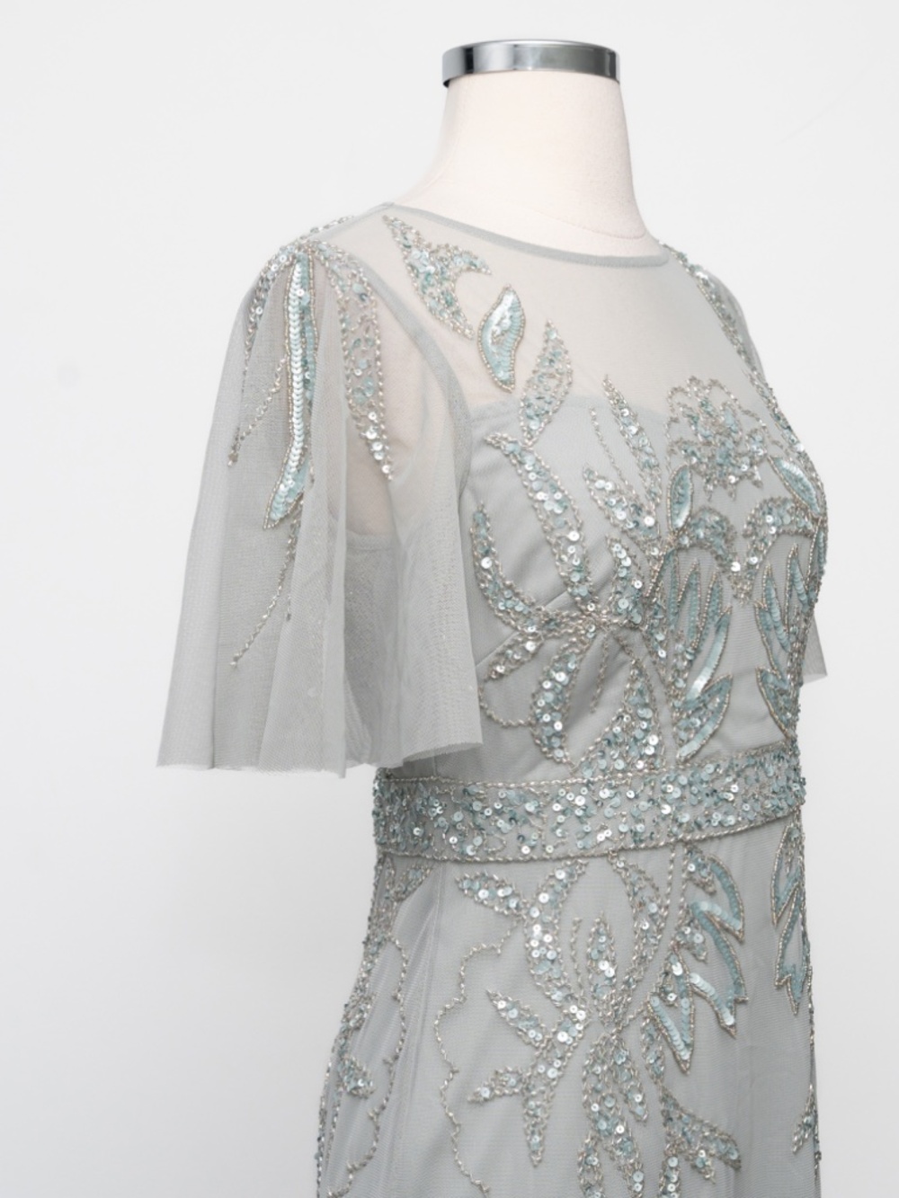 Adrianna Papell - Papell Studio Beaded Cocktail Dress - Picture 9 of 13